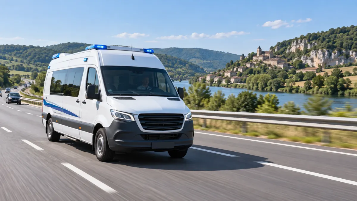 Ambulance en trajet longue distance